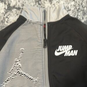 Jordan Jump Man Black and Gray Boys Jacket and pants size 4 XSm